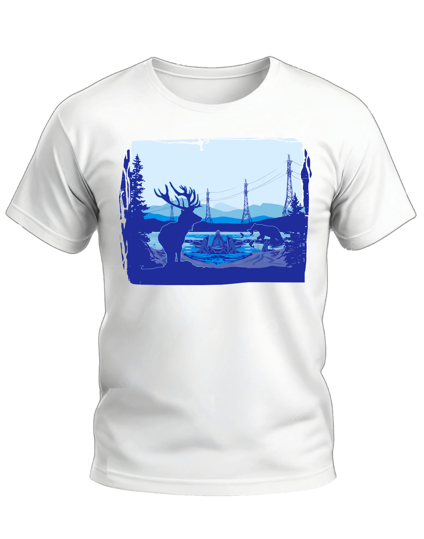 Round Neck T-Shirt Print Photo, SS0065