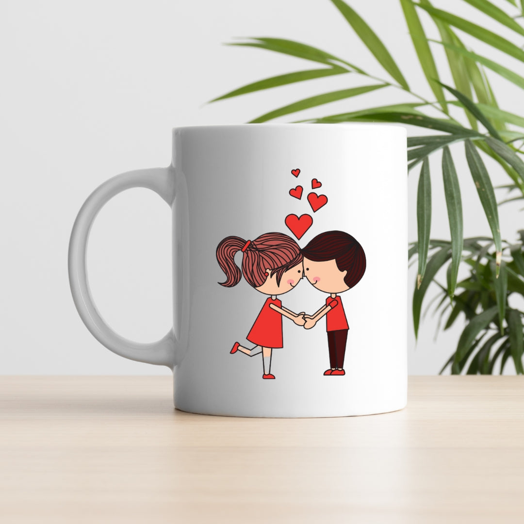 Personalized Photo Printed Coffee Mug for All Occasions - (full White Rround handle Ceramic Printed 5 Mug - 325 ML)