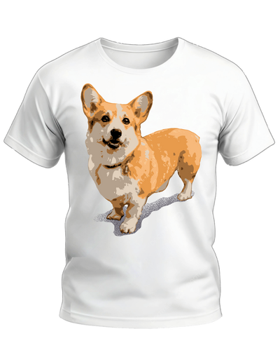 Round Neck T-Shirt Print Photo, SS0069