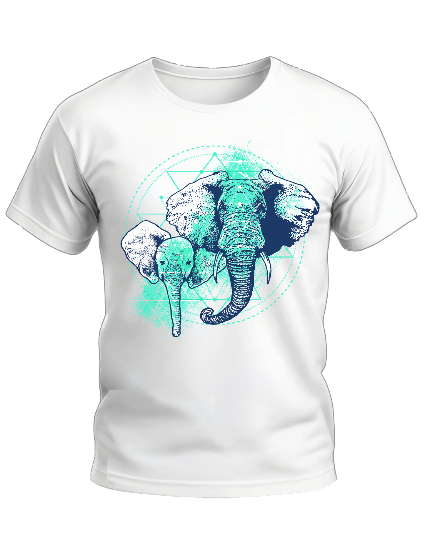 Round Neck T-Shirt Print Photo, SS0071