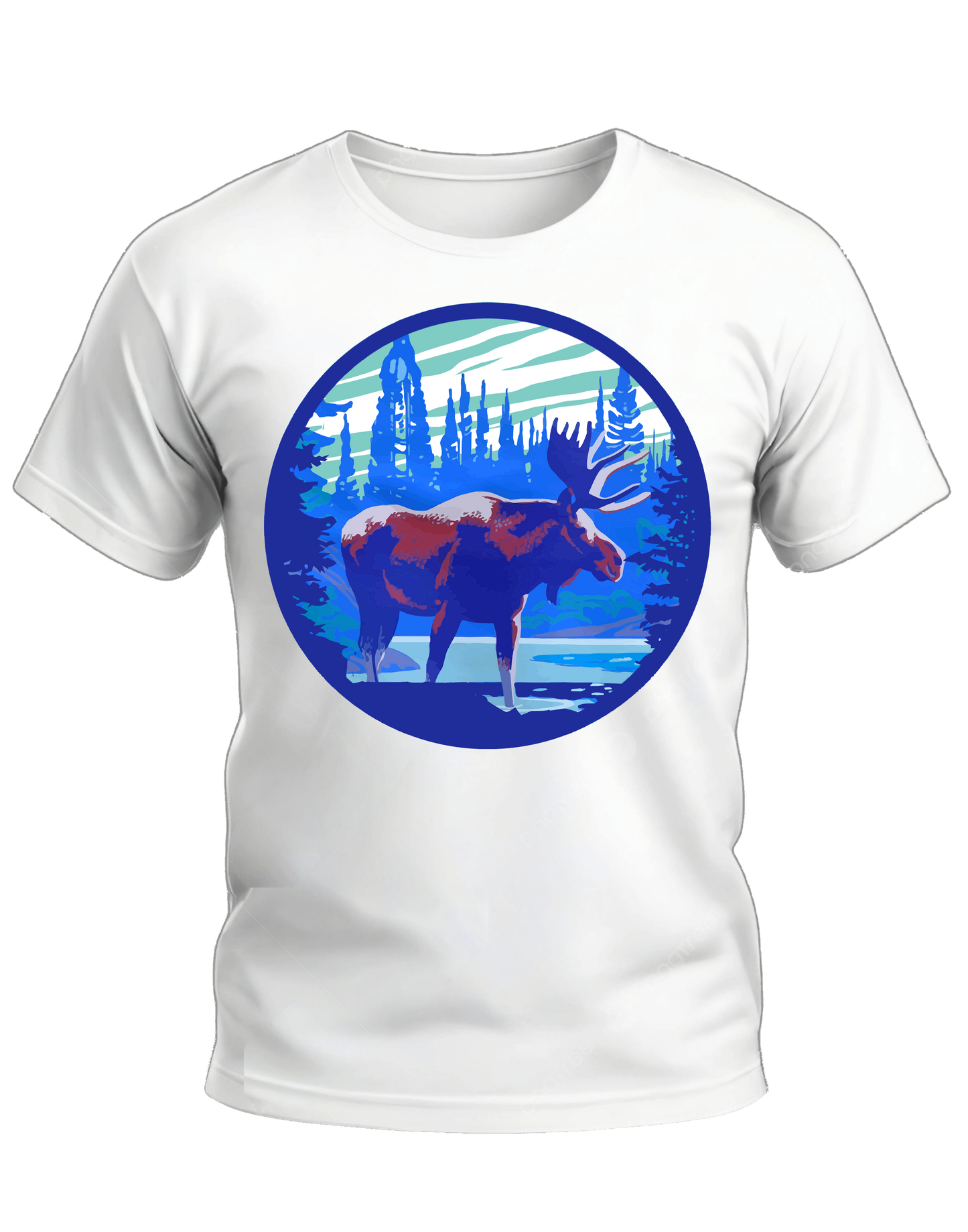 Round Neck T-Shirt Print Photo, Sharvi Shop SS0072