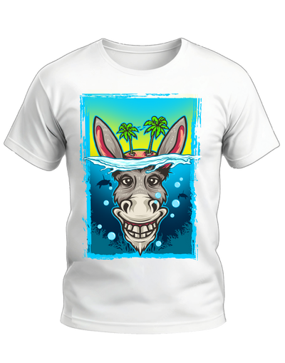 Round Neck T-Shirt Print Photo, SS0076