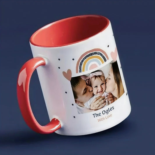 Personalized Photo Printed Coffee Mug for All Occasions - (1 Ceramic Printed Magic Mug - 325 ML)