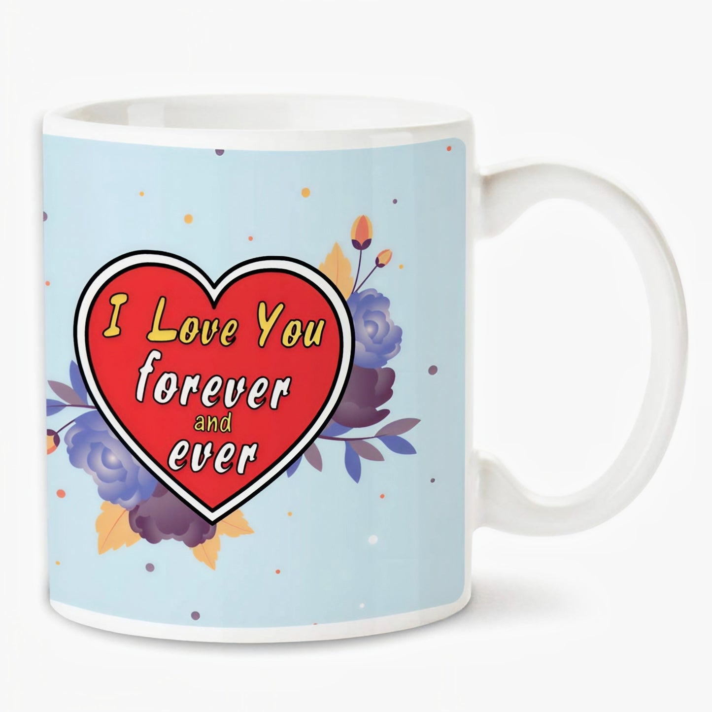 Personalized Photo Printed Coffee Mug for All Occasions - (full White Rround handle Ceramic Printed 5 Mug - 325 ML)