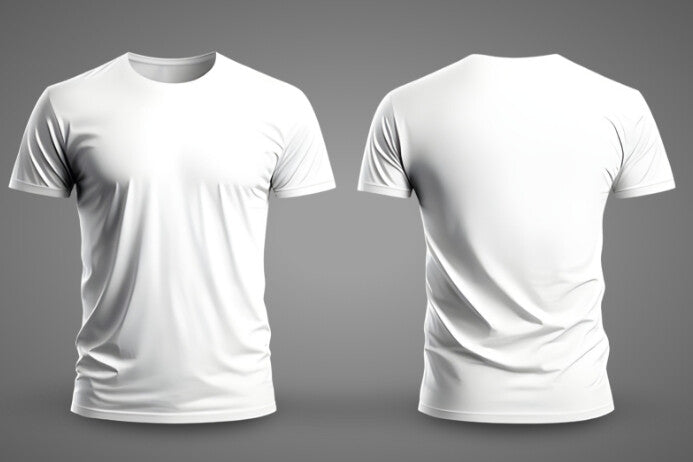 Round Neck T-Shirt Print Photo, 98