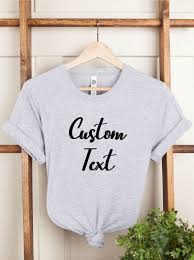 Customized Round Neck T-Shirt Print Photo, Text, Logo or Company Name | Custom T-Shirt